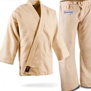 PROFORCE Judo Uniform Gladiator Design Natural White-0