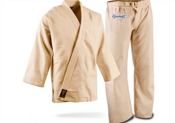 PROFORCE Judo Uniform Gladiator Design Natural White-0