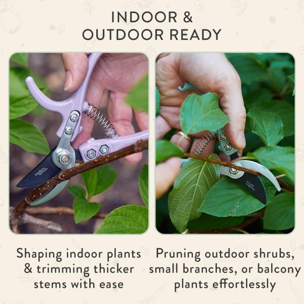 Modern Sprout Garden Pruners Chartreuse-4