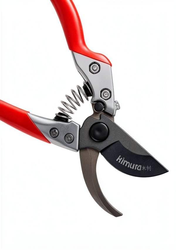 Kimura Bypass Pruning Shears Red Aluminum-3