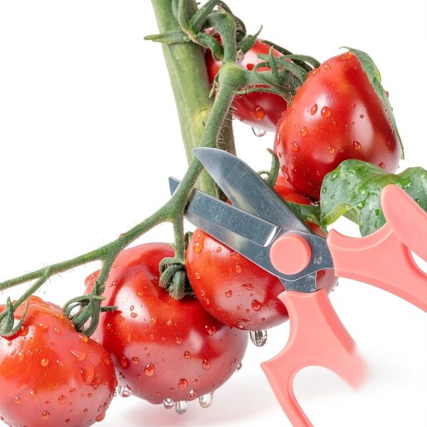 Housolution Gardening Scissors Alloy Steel Anvil-7