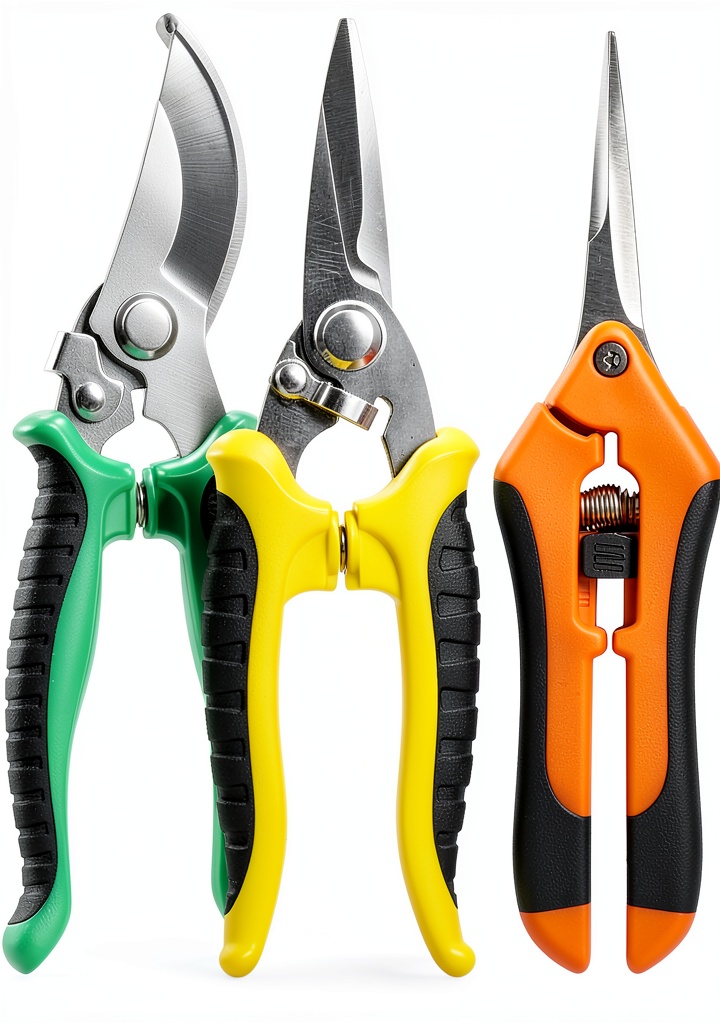 Installing Drametic+ Garden Shears Stainless Steel Anti‑Slip on a wooden desk
