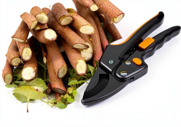 GEROSSI Garden Pruning Shears Anvil Design Orange-4