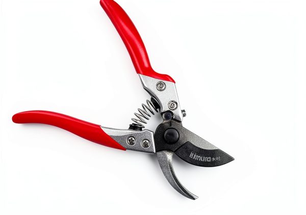 Kimura Bypass Pruning Shears Red Aluminum-1