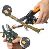 GEROSSI Garden Pruning Shears Anvil Design Orange-3