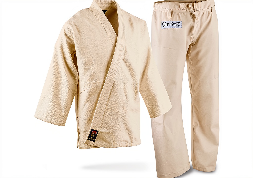 PROFORCE white judo uniform set displayed on a mannequin