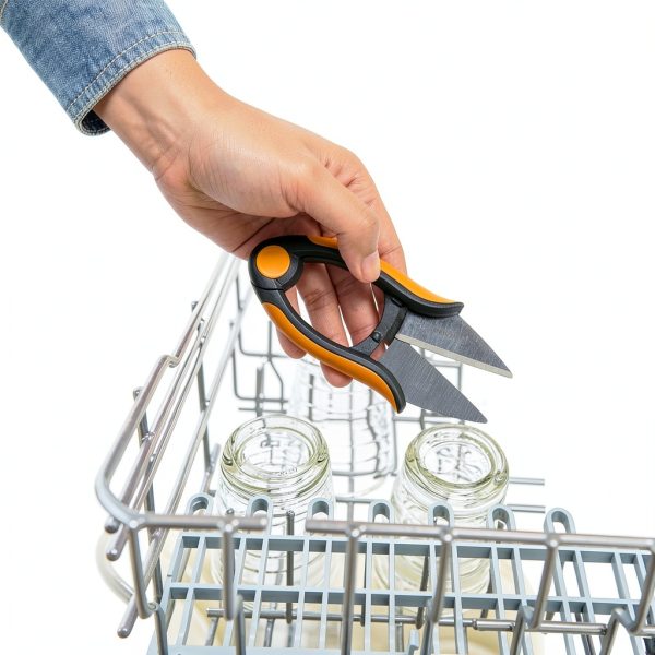 Fiskars Herb Shears Stainless Steel Bypass 5in Black-4
