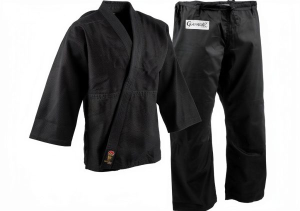 PROFORCE Judo Uniform Gladiator Design Black Cotton-0