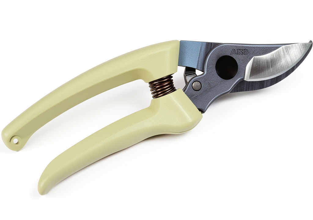 ARS hand pruner being used to trim a rose bush