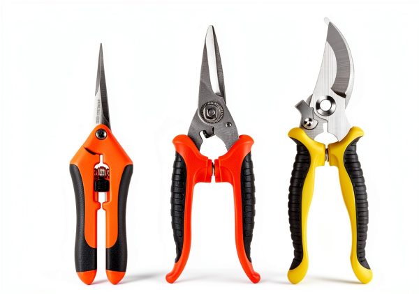 Wevove Garden Shears 3 Piece Multi Color Stainless-5