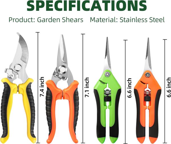 EWPJDK Gardening Scissors Stainless Steel-1