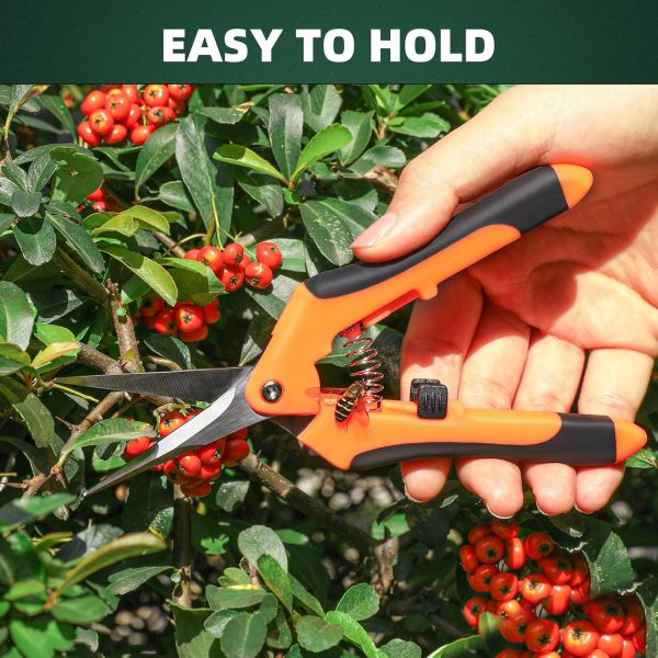 Garden Shears EWPJDK Stainless Bypass Pruner-5
