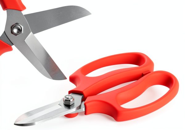 Housolution Gardening Scissors Alloy Steel Anvil-5