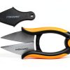 Fiskars Herb Shears Stainless Steel Bypass 5in Black-2