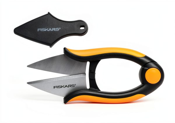 Fiskars Herb Shears Stainless Steel Bypass 5in Black-2