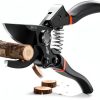 Decerk Pruning Shears Black Orange Titanium Blade-0