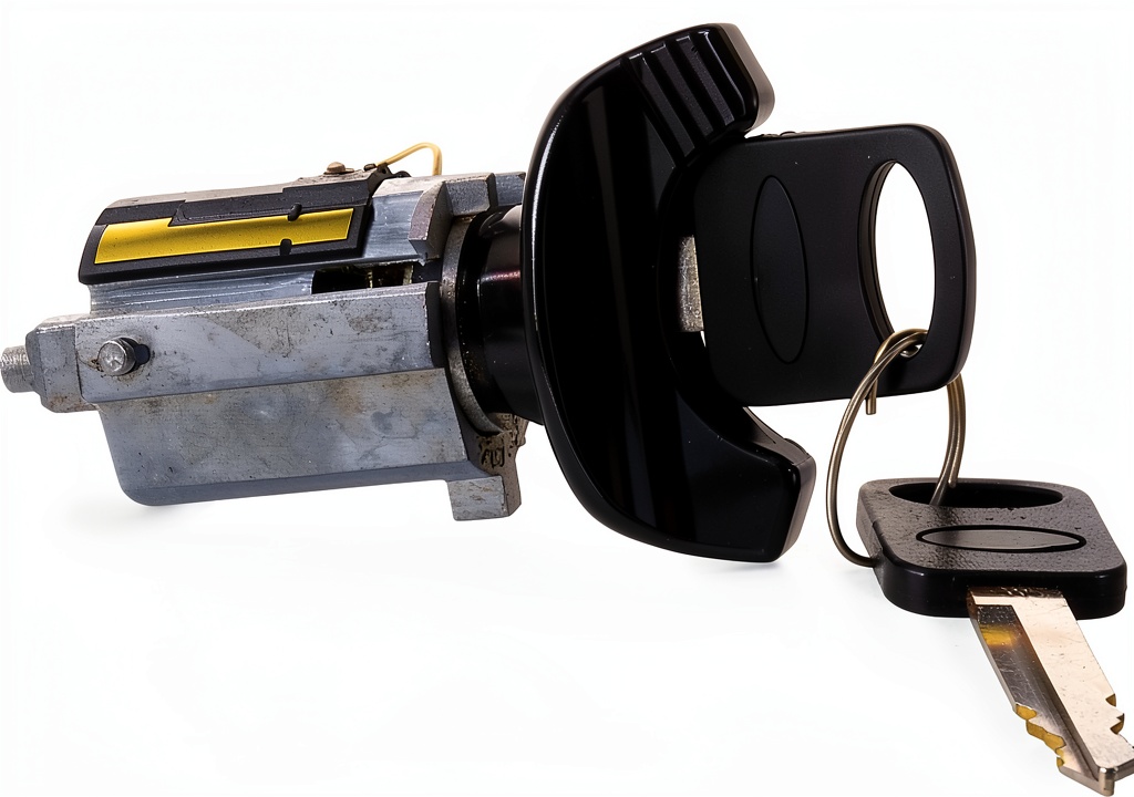 Ignition lock switch installed in a vehicle dashboard