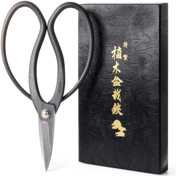 Japanese Bonsai Scissors Wazakura Carbon Steel-0