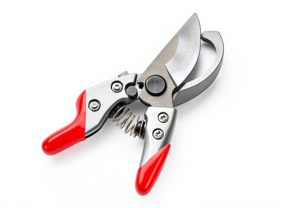 Kimura Bypass Pruning Shears Red Aluminum-4