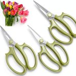 OJYUDD Garden Scissors Stainless Steel-0