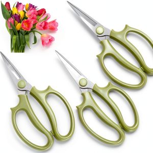 OJYUDD Garden Scissors Stainless Steel-0