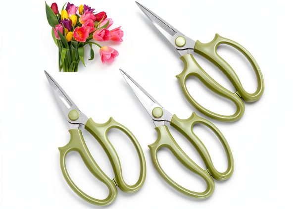OJYUDD Garden Scissors Stainless Steel-0