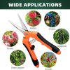 Garden Shears EWPJDK Stainless Bypass Pruner-6