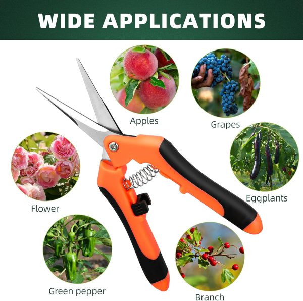 Garden Shears EWPJDK Stainless Bypass Pruner-6