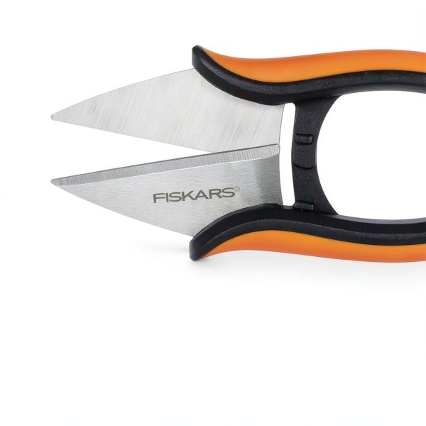 Fiskars Herb Shears Stainless Steel Bypass 5in Black-5