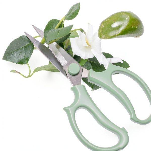 OJYUDD Garden Scissors Stainless Steel-5