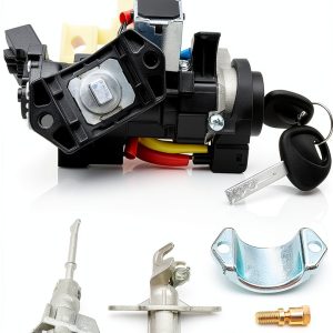 KUTTOLE Ignition Lock Cylinder Steel Housing Black-0