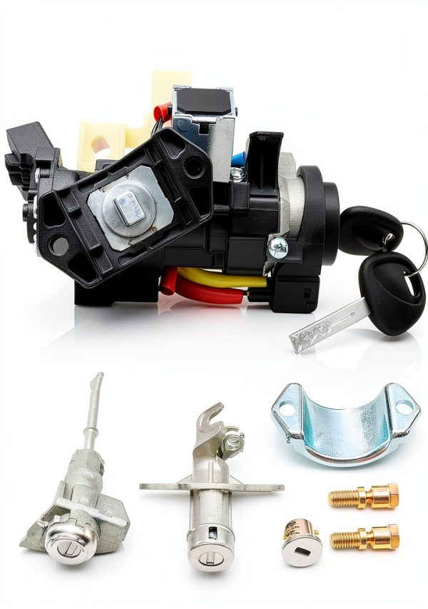KUTTOLE Ignition Lock Cylinder Steel Housing Black-0
