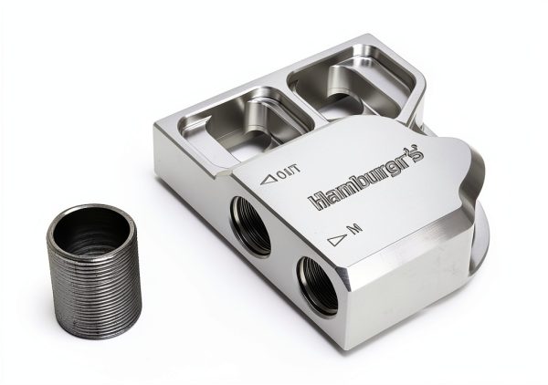 Trans-Dapt Oil Filter Aluminum 1/8 NPT Performance-0