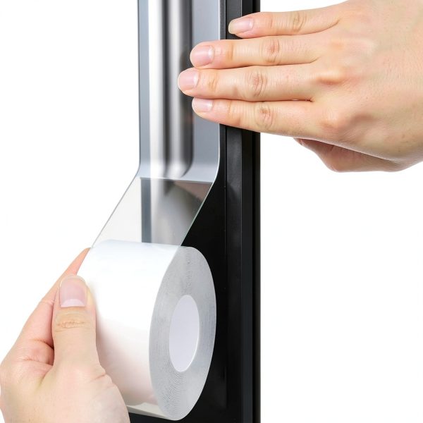 Window Sealing Tape FOURGUN 2in x 33ft Clear Waterproof Draft Blocker-0