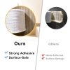 Strong Adhesive Weather Stripping Trisiki 1/2in x 1/4in x 13ft White-1