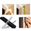 Rubber Weather Stripping 50ft D‑Shape Door Seal by Fingwerk Black-6