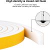 White Door Window Weather Stripping ToLanbbt High Density Foam Tape-4