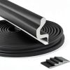 Kerf Weather Stripping Door Seal Bantie 40FT PVC Strip with 4 Gaskets-0