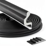 Kerf Weather Stripping Door Seal Bantie 40FT PVC Strip with 4 Gaskets-0
