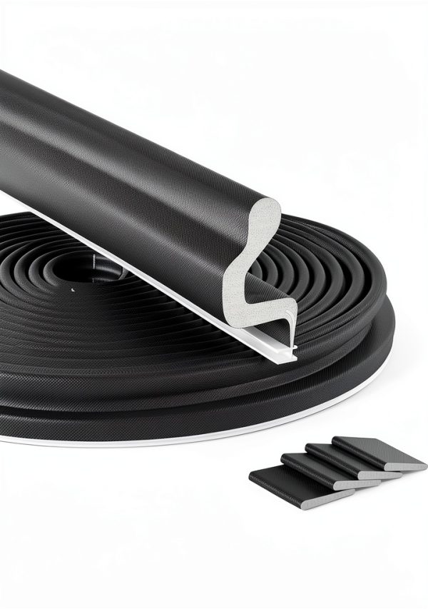 Kerf Weather Stripping Door Seal Bantie 40FT PVC Strip with 4 Gaskets-0