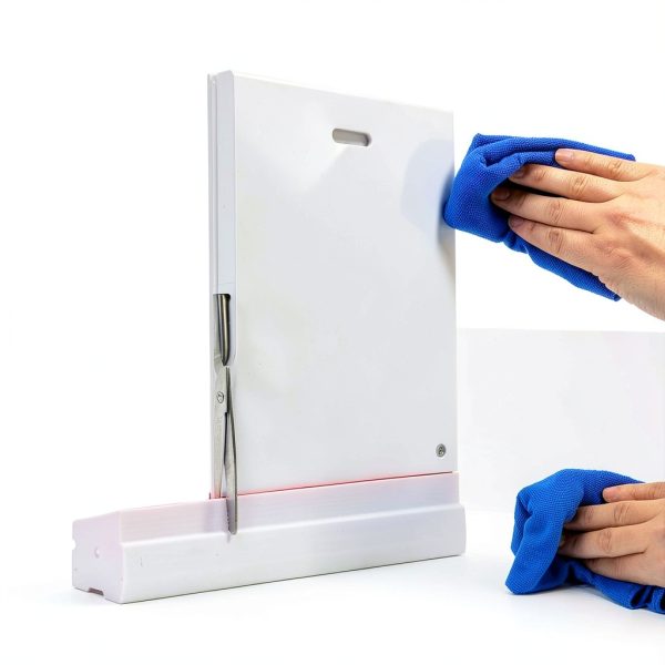Door Draft Stopper Holikme 2 Pack White Silicone 37 Inch-5