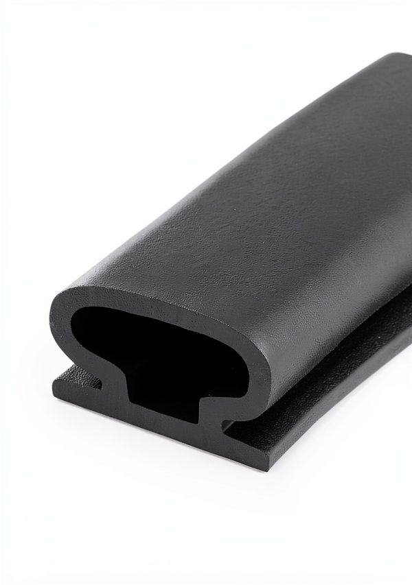 Rubber Weather Stripping 50ft D‑Shape Door Seal by Fingwerk Black-3